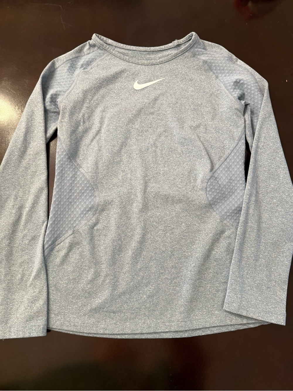 Nike Dri-FIT Long Sleeve Top - Heather Gray